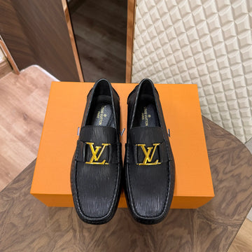 LOUI LEATHER LOAFER - BLACK (SA045)