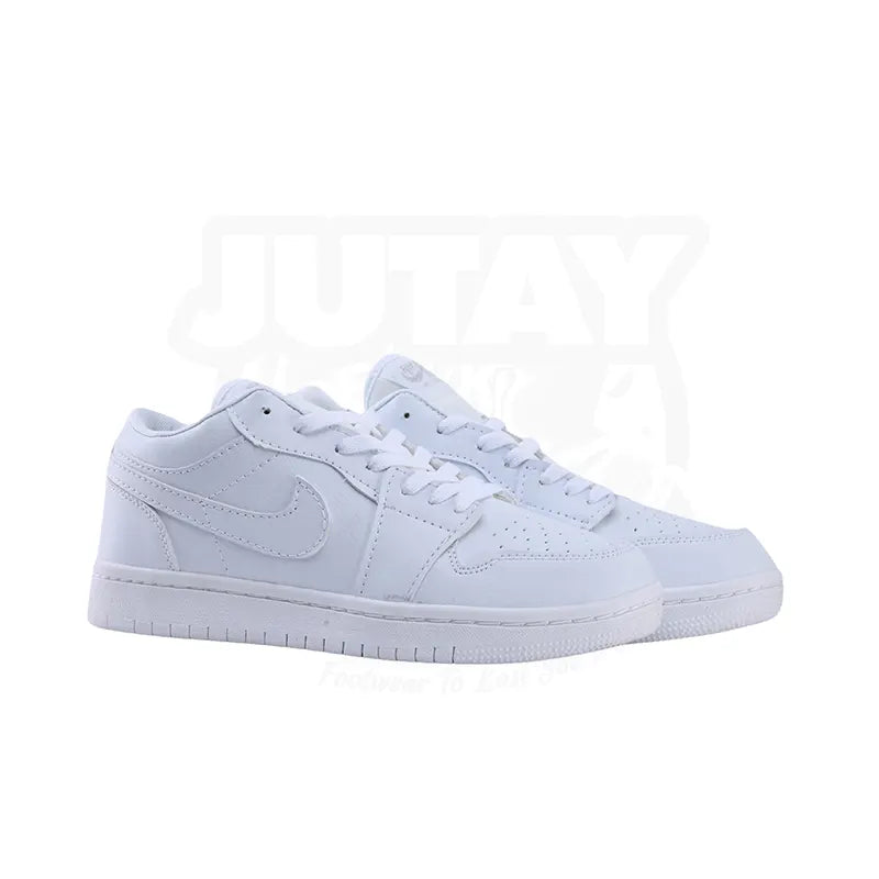 AJ 1 LOWS ALL WHITE Jutay