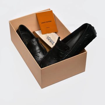L V LOAFER - BLACK (A002)