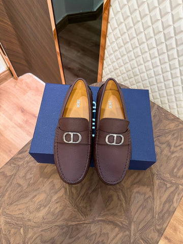 DIO LEATHER LOAFER - BROWN (005)