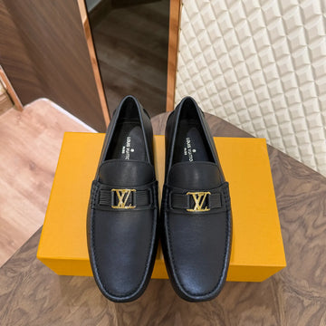 LOUI LEATHER LOAFER - BLACK (5027-12)