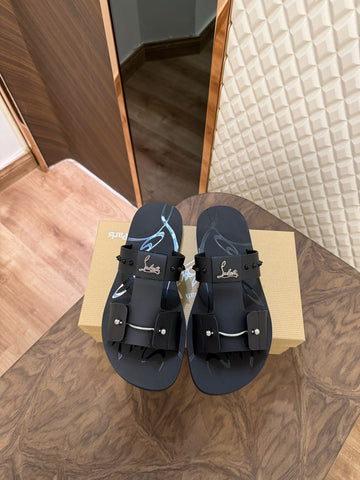 CHRIS LOB ZAKOUSKI SLIDE - BLACK (SPIKES)