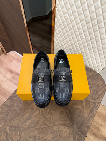LOUI MAJOR LOAFER - LEATHER GRAPHITE
