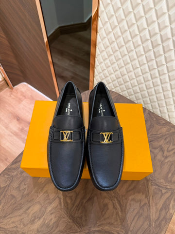 LOUI LEATHER LOAFER - BLACK (5027-12)