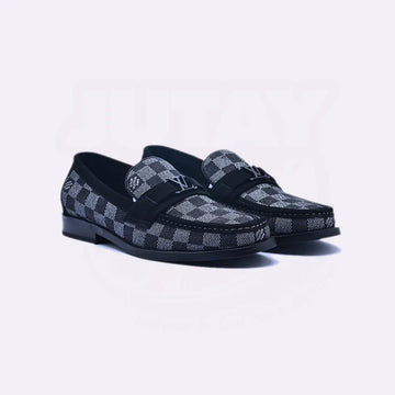 L V MAJOR LOAFER - GRAPHITE PATTERN (A1103)