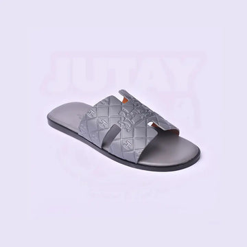 H IZMIR SLIDE - GREY (EMBOSSED)