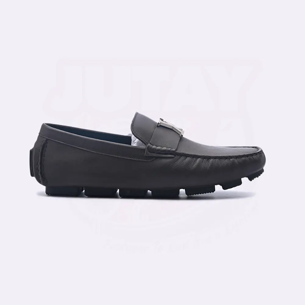 LOUI LEATHER LOAFER - BROWN (SA005)