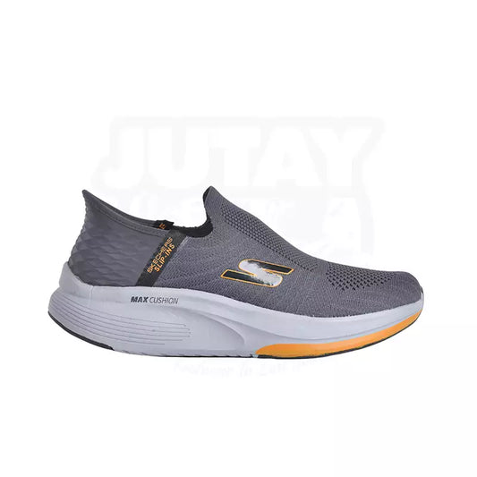 SKECHER MAX CUSHION SLIPIN - ASH GREY