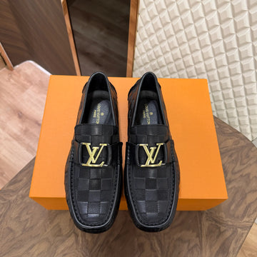 LOUI LEATHER LOAFER - BLACK (SA056)