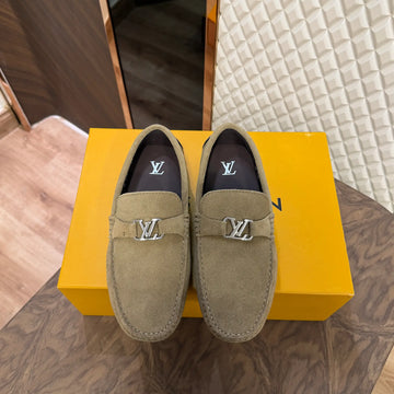 LOUI LEATHER LOAFER - BEIGE (SUEDE) (ND5215)