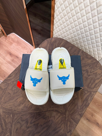 UA ROCK SLIDE - OFF WHITE