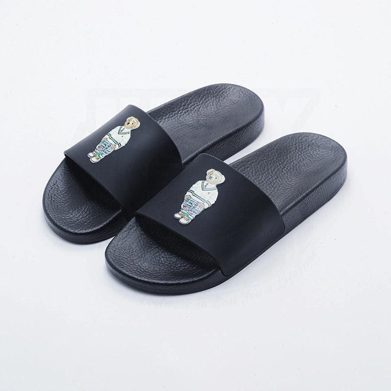 POLO BEAR (EMBOSSED) - BLACK