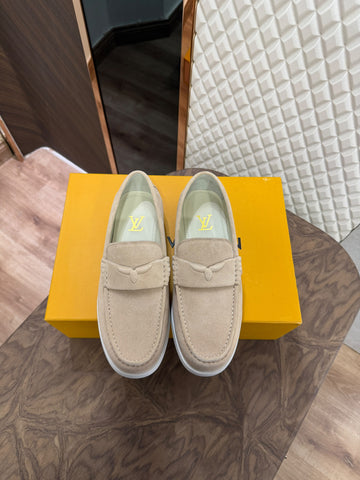 CROISE MAJOR LOAFER - BEIGE (REAL SUEDE)