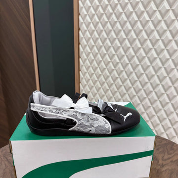 SPEEDCAT BALLET LACE - BLACK WHITE