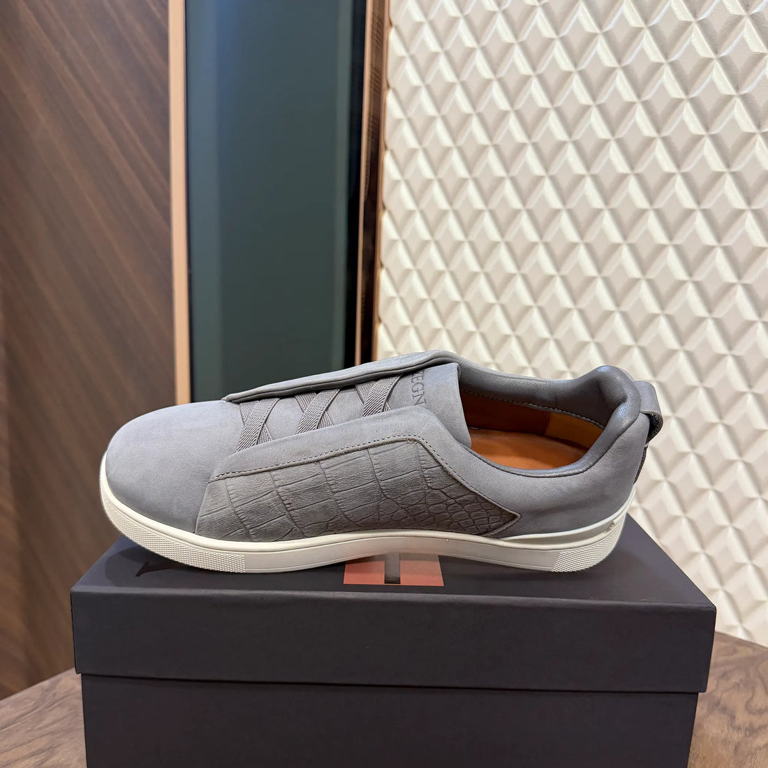 ZEGN TRIPLE STITCH - GREY