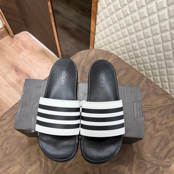 ADI STRIPES - WHITE BLACK (WITH BOX)