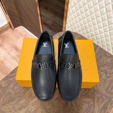 LOUI GRAIN LEATHER LOAFER - BLACK (5215-10)