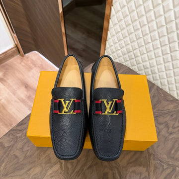 LOUI LEATHER LOAFER - BLACK (1807-14)