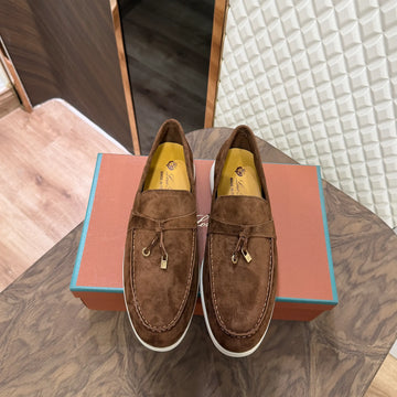LP LOAFER CHARMS - DARK BROWN (REAL SUEDE)