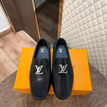 LOUI LEATHER LOAFER - BLACK (ND8067)
