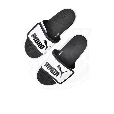 PUMA SOFTRIDE - BLACK WHITE