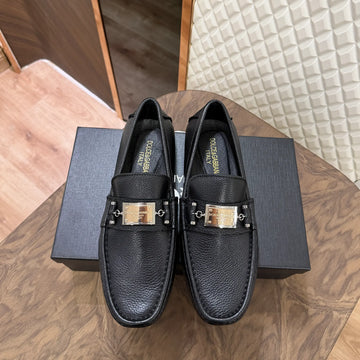 DG LEATHER LOAFER - BLACK (SA033)
