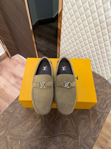 LOUI LEATHER LOAFER - BEIGE (SUEDE) (ND5215)