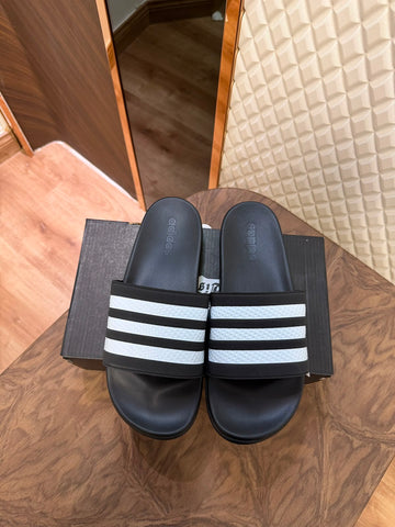 CLOUDFOAM SLIDES - BLACK WHITE (GOLF)