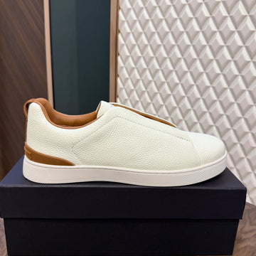 ZEGN TRIPLE STITCH - WHITE