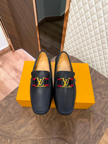 LOUI LEATHER LOAFER - BLACK (1807-14)