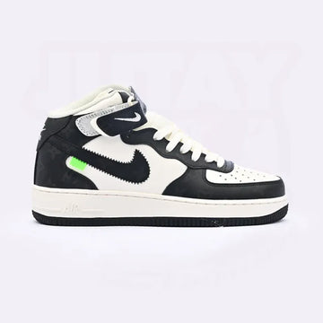 AIRFORCE 1 MIDS - BLACK WHITE