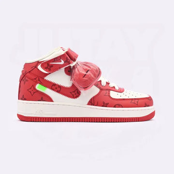 AIRFORCE 1 MIDS - WHITE RED