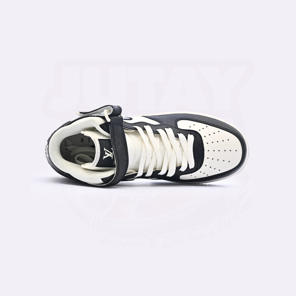 AIRFORCE 1 MIDS - BLACK WHITE