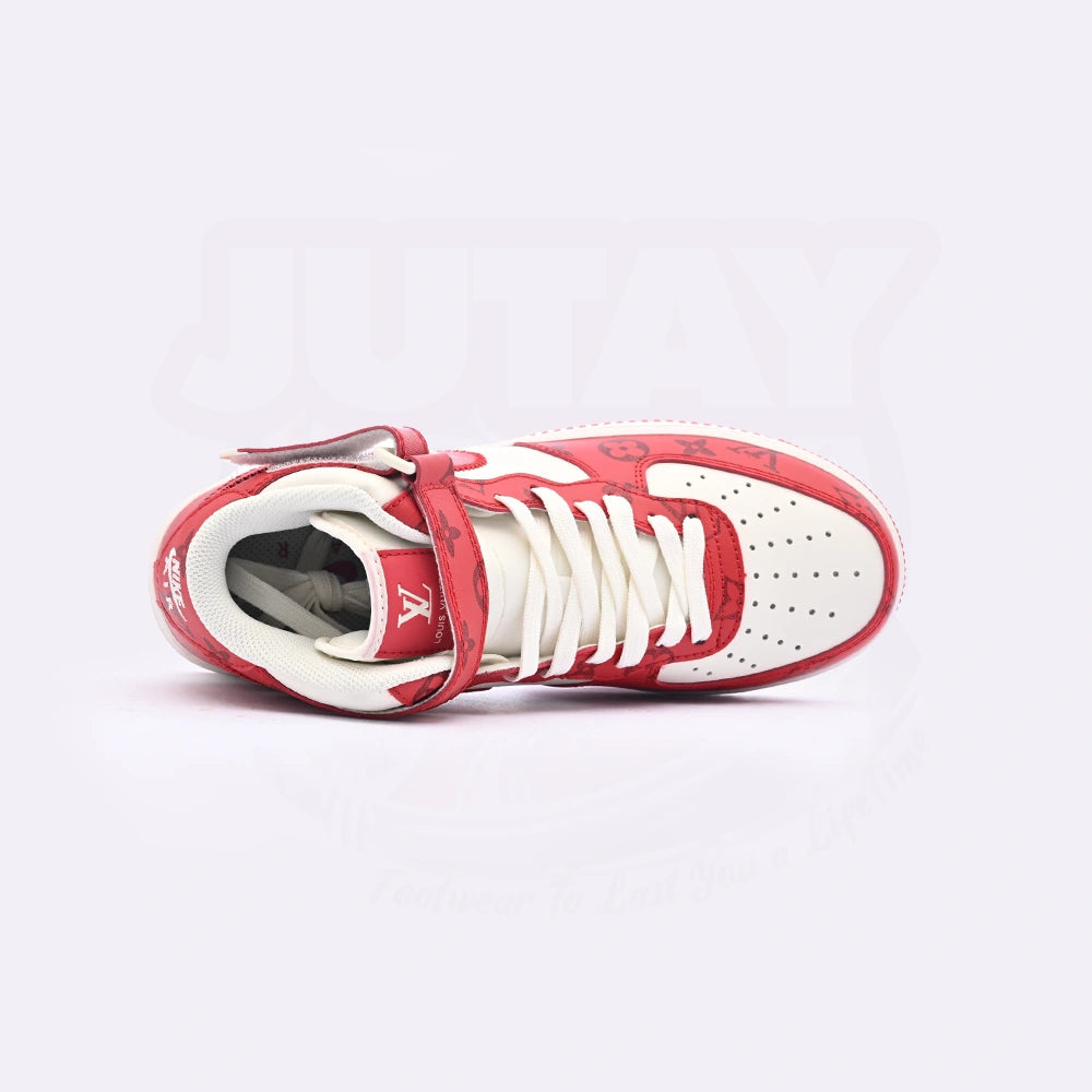 AIRFORCE 1 MIDS - WHITE RED