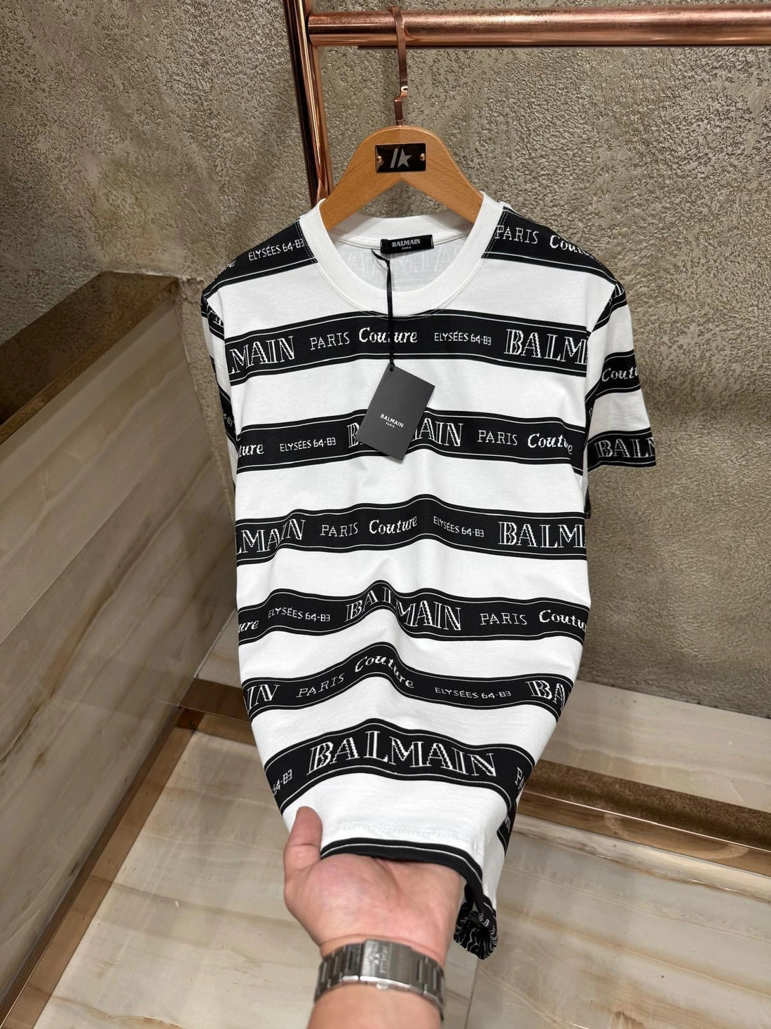 BLN T-shirt - White/Black (JU 206)