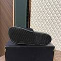 CLOUDFOAM SLIDES - ADI LOGO BLACK (SUEDE)