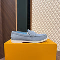 Croise Major Loafer Blue Real Suede For Men
