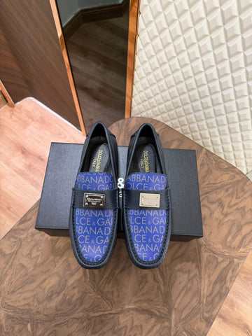 DG LEATHER LOAFER - BLUE (SA062)