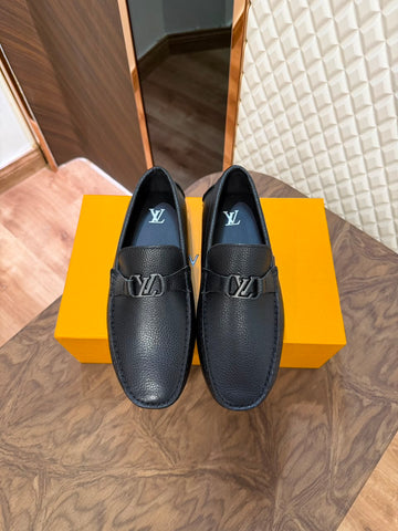 LOUI GRAIN LEATHER LOAFER - BLACK (5215-10)