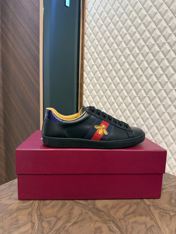 GUCC ACE SNEAKER - BLACK BEE