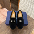 DIO LEATHER LOAFER - BLACK (SUEDE)