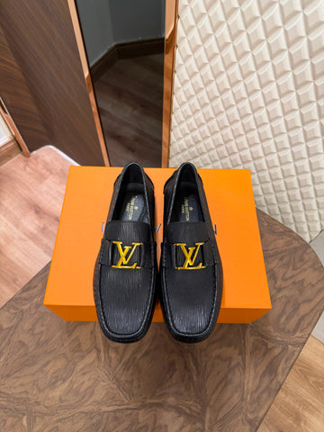 LOUI LEATHER LOAFER - BLACK (SA045)