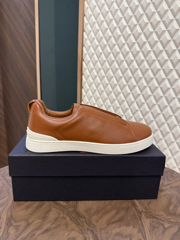 ZEGN TRIPLE STITCH - BROWN