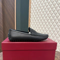 GUCC LEATHER LOAFER - BLACK (EMBOSSED G005)