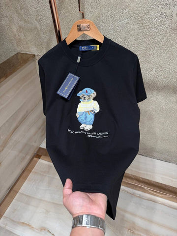POLO BEAR T-shirt - Black (JU 139)