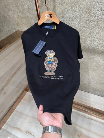 POLO BEAR T-shirt - Black (JU 145)