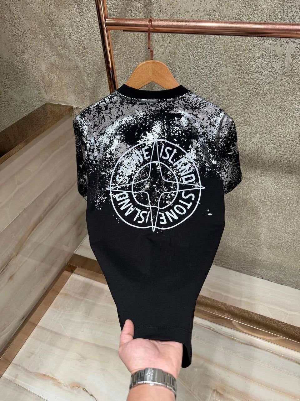 STONE ISLAND T-shirt - Black (JU 146)