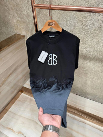 BALAENC T-shirt - Black/Blue (JU 120)