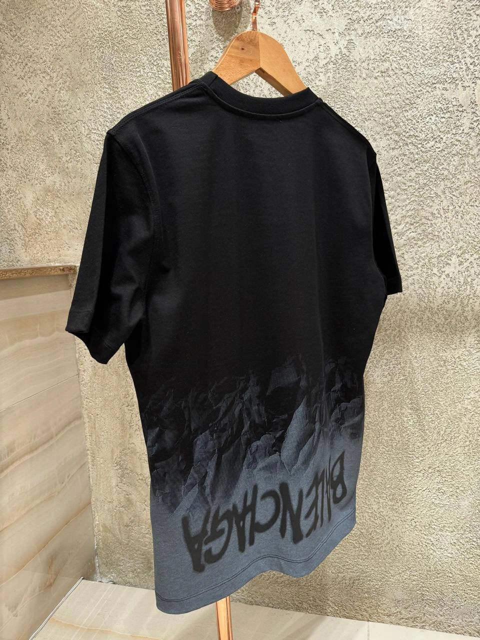 BALAENC T-shirt - Black/Blue (JU 120)