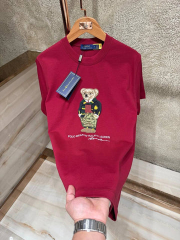 Polo Bear T-shirt - Red (JU 122)